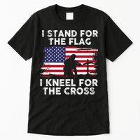 I Stand For The Flag Memorial Day Never Forget Veteran Tall T-Shirt