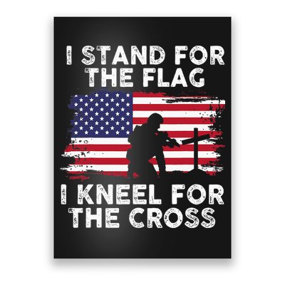 I Stand For The Flag Memorial Day Never Forget Veteran Poster