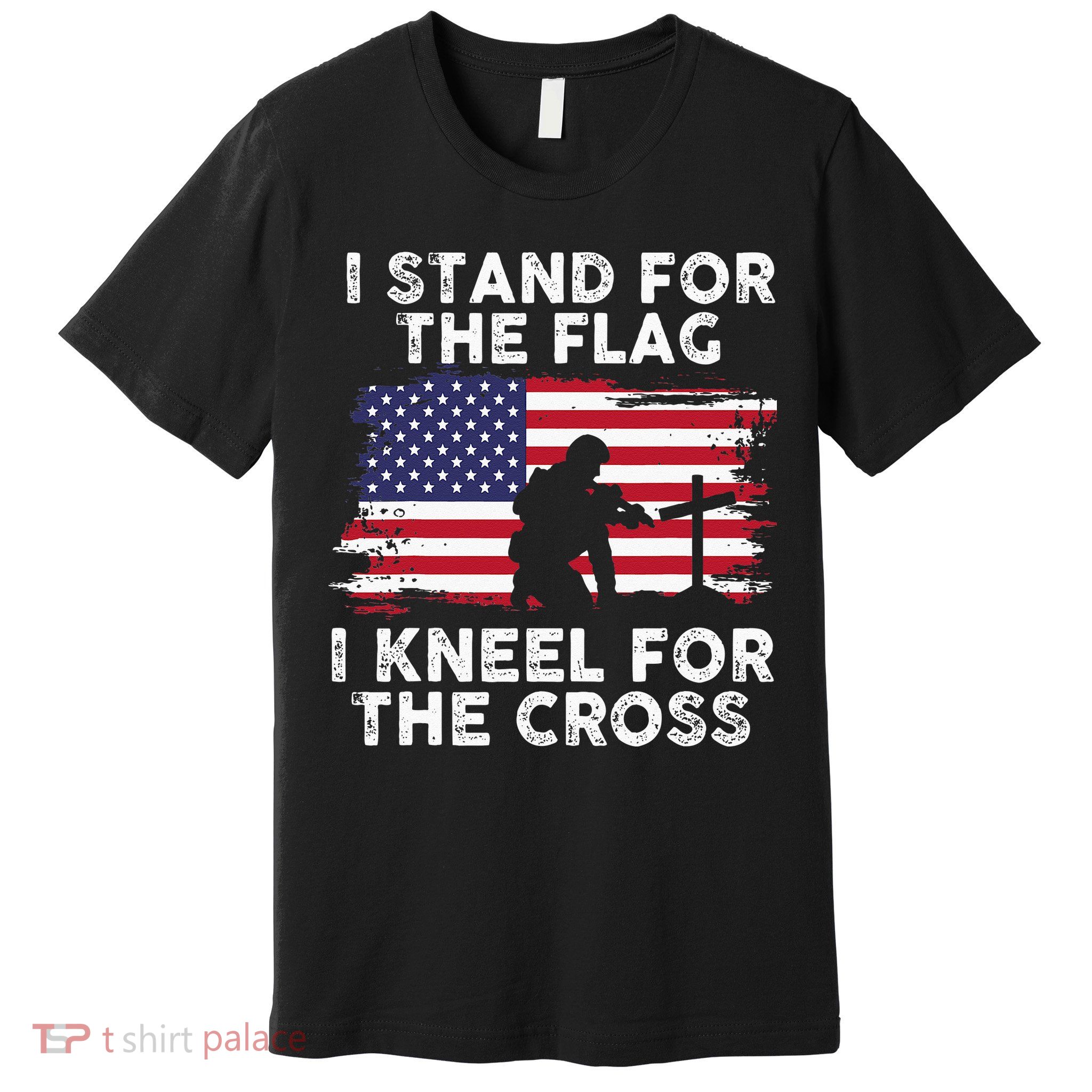 I Stand For The Flag Memorial Day Never Forget Veteran Premium T-Shirt