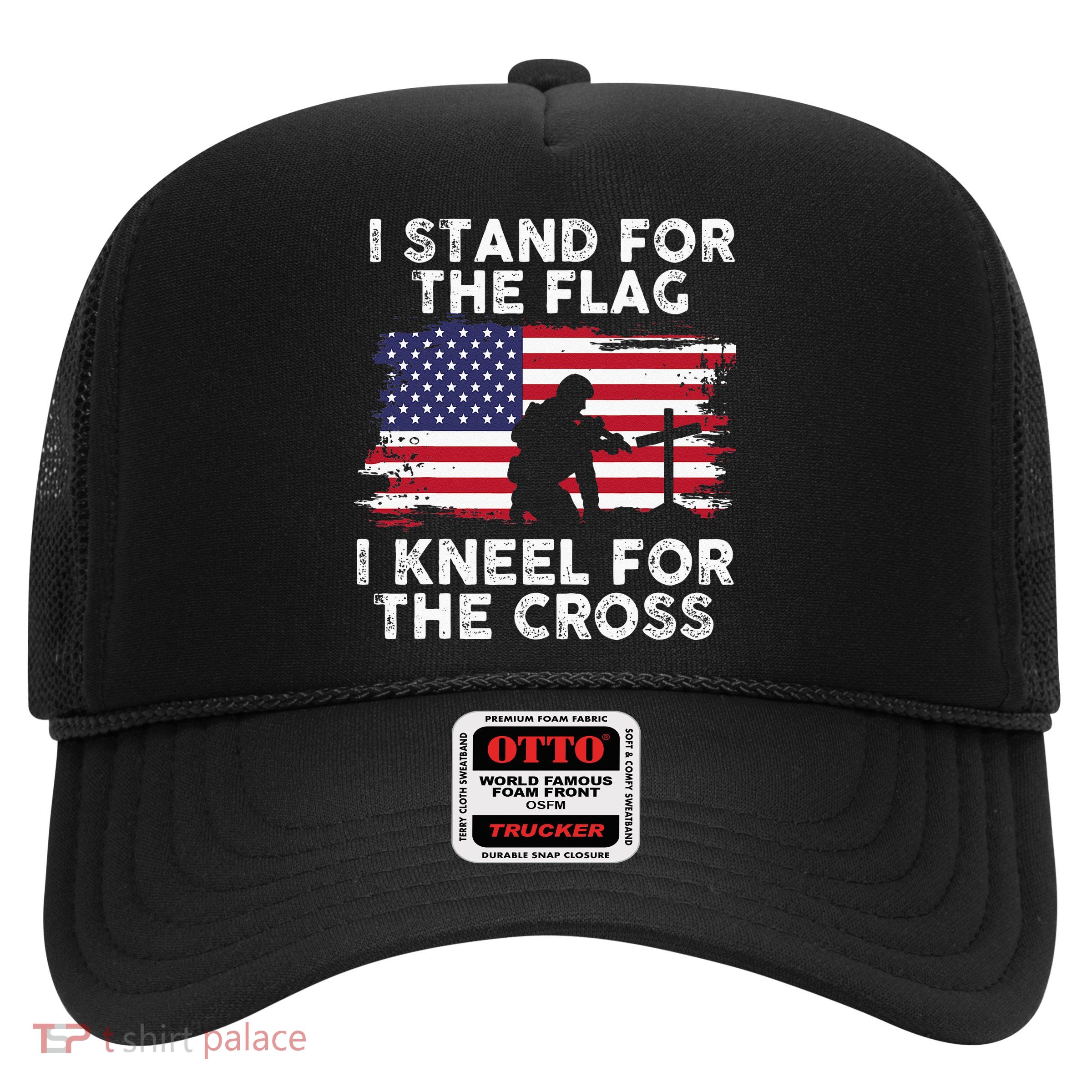 I Stand For The Flag Memorial Day Never Forget Veteran Trucker Hat