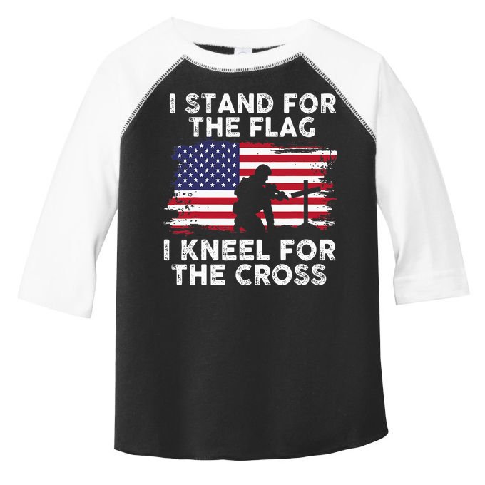 I Stand For The Flag Memorial Day Never Forget Veteran Toddler Fine Jersey T-Shirt