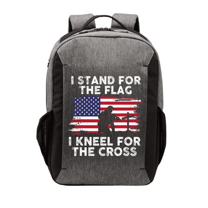 I Stand For The Flag Memorial Day Never Forget Veteran Vector Backpack
