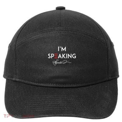 IM Speaking Feminist Statement 7-Panel Snapback Hat