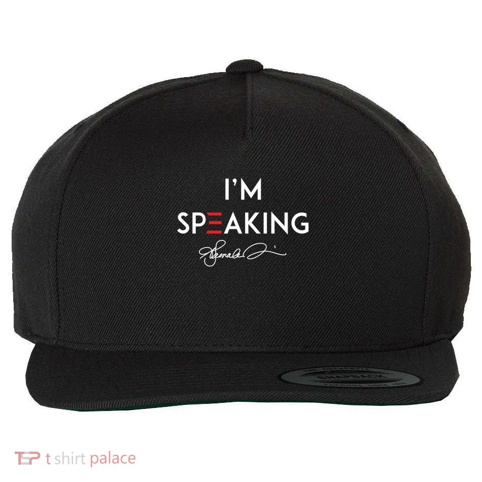 IM Speaking Feminist Statement Wool Snapback Cap
