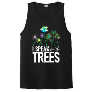 I Speak For The Trees Earth Day Cute Nature Environtalist Gift PosiCharge Competitor Tank