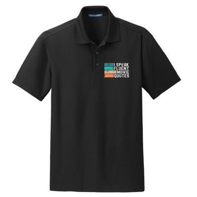 I Speak Fluent Movie Quotes Funny Sarcastic Movies Lovers Dry Zone Grid Polo