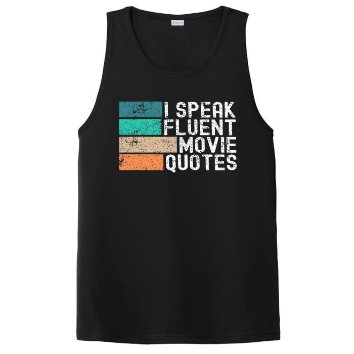 I Speak Fluent Movie Quotes Funny Sarcastic Movies Lovers PosiCharge Competitor Tank