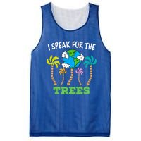 I Speak For Trees Earth Day Save Earth Inspiration Funny Gift Mesh Reversible Basketball Jersey Tank