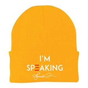 IM Speaking Female Empowerment Phrase Knit Cap Winter Beanie