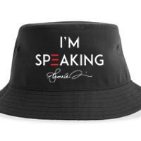 IM Speaking Female Empowerment Phrase Sustainable Bucket Hat