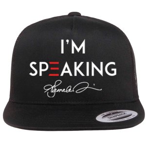 IM Speaking Female Empowerment Phrase Flat Bill Trucker Hat