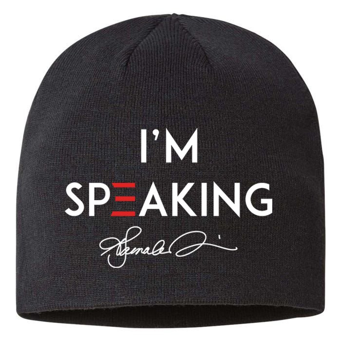 IM Speaking Female Empowerment Phrase Sustainable Beanie