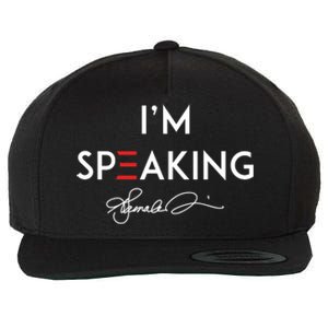 IM Speaking Female Empowerment Phrase Wool Snapback Cap