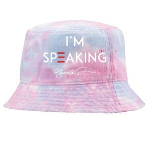 IM Speaking Female Empowerment Phrase Tie-Dyed Bucket Hat