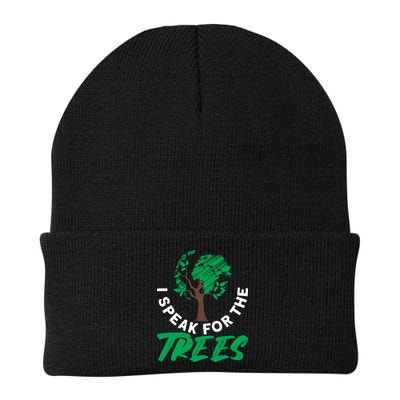 I Speak For The Trees Earth Day Love Cool Gift Beanie