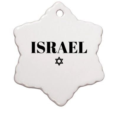 Israel Star Flag Blue Israel Ceramic Star Ornament