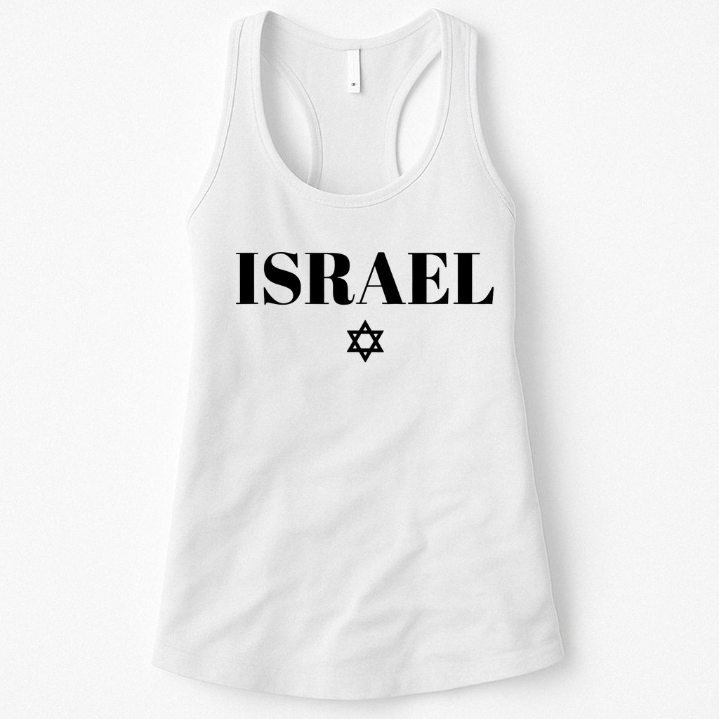 Israel Star Flag Blue Israel Womens Tank Top