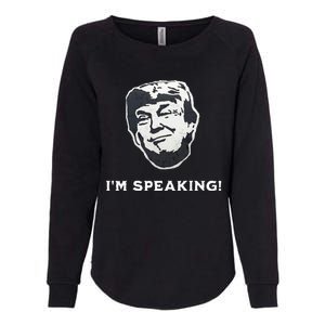 IM Speaking Funny Trump Quotes Trump Harris Debate 2024 Womens California Wash Sweatshirt