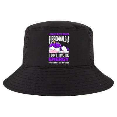 I Suffer From Fibromyalgia Funny Fibromyalgia Warrior Cool Gift Cool Comfort Performance Bucket Hat