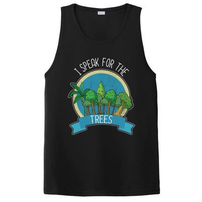 I Speak For The Trees Protect Environt Earth Day Gift PosiCharge Competitor Tank