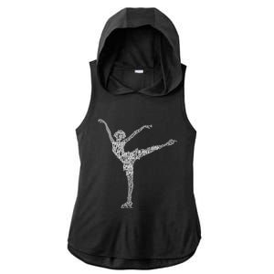 Ice Skating Figure Skater Wo Girls Premium Ladies PosiCharge Tri-Blend Wicking Draft Hoodie Tank