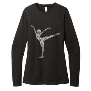 Ice Skating Figure Skater Wo Girls Premium Womens CVC Long Sleeve Shirt