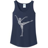 Ice Skating Figure Skater Wo Girls Premium Ladies Essential Tank