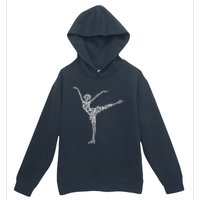 Ice Skating Figure Skater Wo Girls Premium Urban Pullover Hoodie