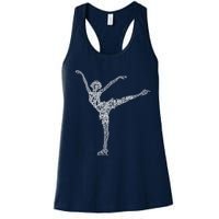 Ice Skating Figure Skater Wo Girls Premium Women's Racerback Tank