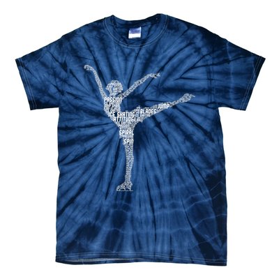 Ice Skating Figure Skater Wo Girls Premium Tie-Dye T-Shirt