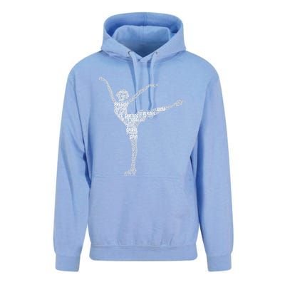 Ice Skating Figure Skater Wo Girls Premium Unisex Surf Hoodie