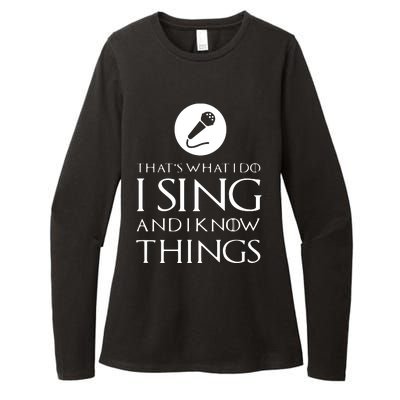 I Sing Funny Singer Singing T Gift Womens CVC Long Sleeve Shirt