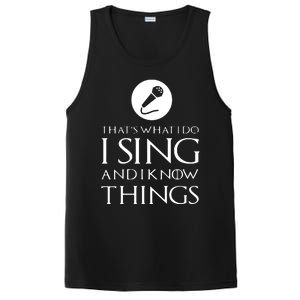 I Sing Funny Singer Singing T Gift PosiCharge Competitor Tank