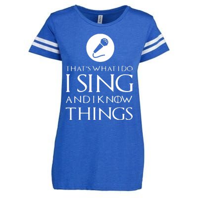 I Sing Funny Singer Singing T Gift Enza Ladies Jersey Football T-Shirt