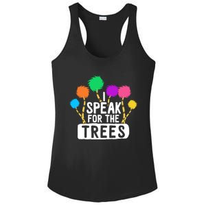 I Speak For The Tree Earth Day Inspiration Hippie Funny Gift Ladies PosiCharge Competitor Racerback Tank