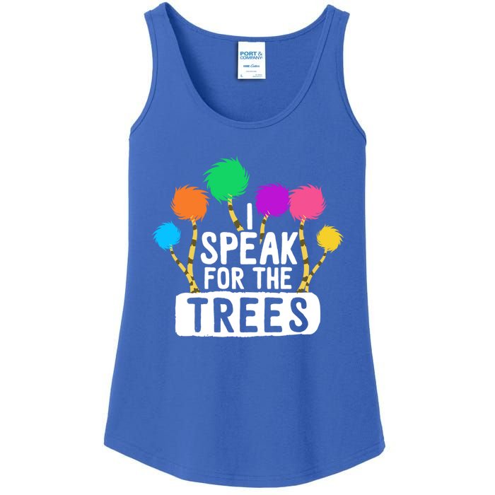 I Speak For The Tree Earth Day Inspiration Hippie Funny Gift Ladies Essential Tank