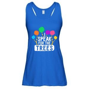 I Speak For The Tree Earth Day Inspiration Hippie Funny Gift Ladies Essential Flowy Tank