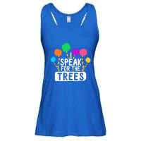 I Speak For The Tree Earth Day Inspiration Hippie Funny Gift Ladies Essential Flowy Tank