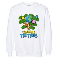 I Speak For The Trees Earth Day Save The Planet Save Earth Inspiration Garment-Dyed Sweatshirt