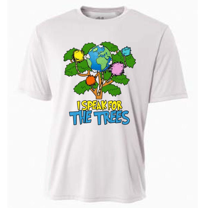 I Speak For The Trees Earth Day Save The Planet Save Earth Inspiration Cooling Performance Crew T-Shirt