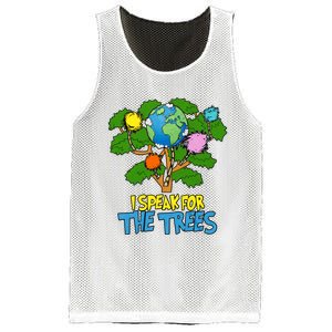 I Speak For The Trees Earth Day Save The Planet Save Earth Inspiration Mesh Reversible Basketball Jersey Tank