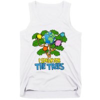 I Speak For The Trees Earth Day Save The Planet Save Earth Inspiration Tank Top