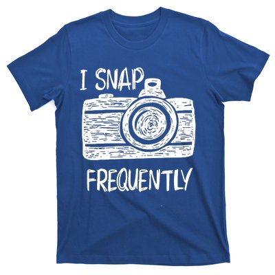 I Snap Frequently Camera Cool Gift T-Shirt