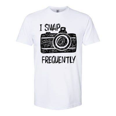 I Snap Frequently Camera Cool Gift Softstyle® CVC T-Shirt