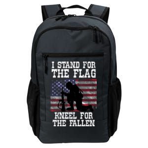 I Stand For The Flag Knee For Fallen Soldier Memorial Day Cute Gift Daily Commute Backpack