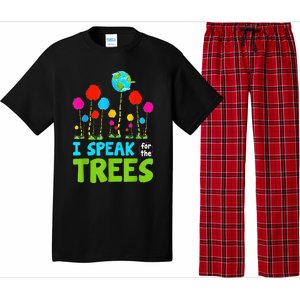 I Speak For Trees Earth Day Save Earth Inspiration Hippie Pajama Set