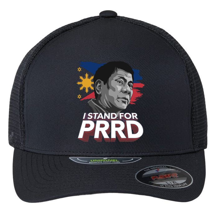 I Stand for PRRD Supporter Digong Duterte Philippine DU30 Flexfit Unipanel Trucker Cap