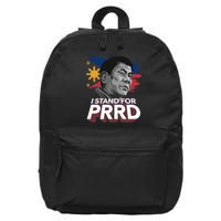 I Stand for PRRD Supporter Digong Duterte Philippine DU30 16 in Basic Backpack