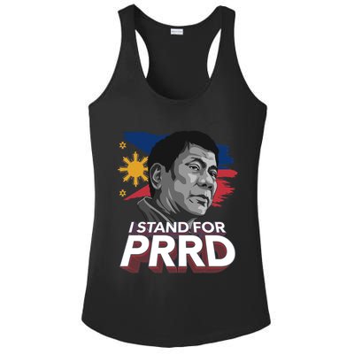 I Stand for PRRD Supporter Digong Duterte Philippine DU30 Ladies PosiCharge Competitor Racerback Tank