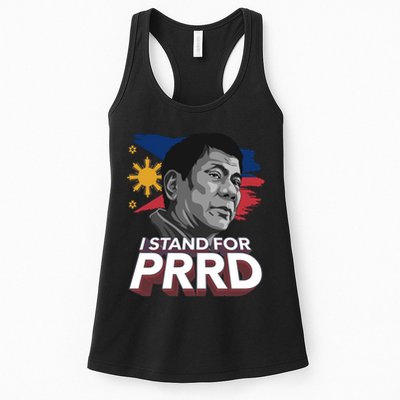 I Stand for PRRD Supporter Digong Duterte Philippine DU30 Womens Tank Top